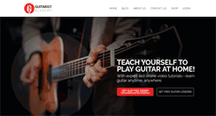 Desktop Screenshot of guitaristacademy.com